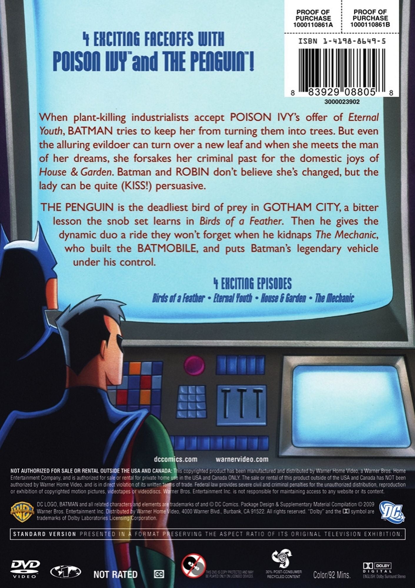 Adventures of Batman and Robin: Poison Ivy/The Penguin [Eco Amaray]