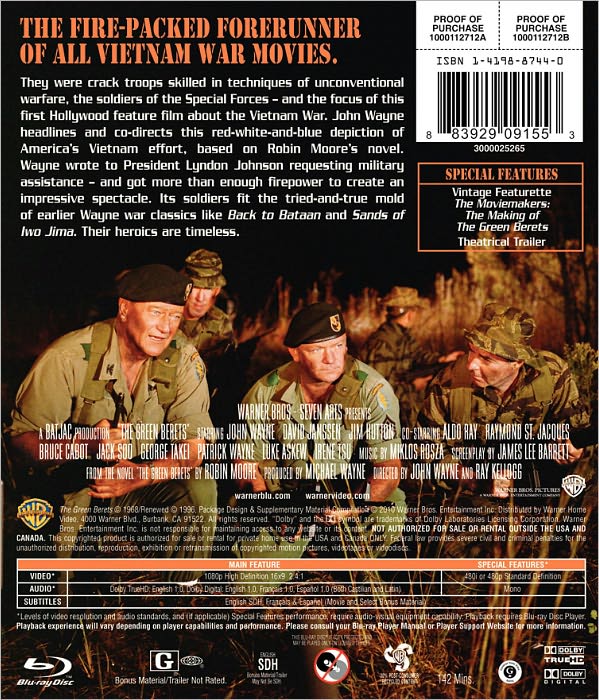 The Green Berets [Blu-ray]