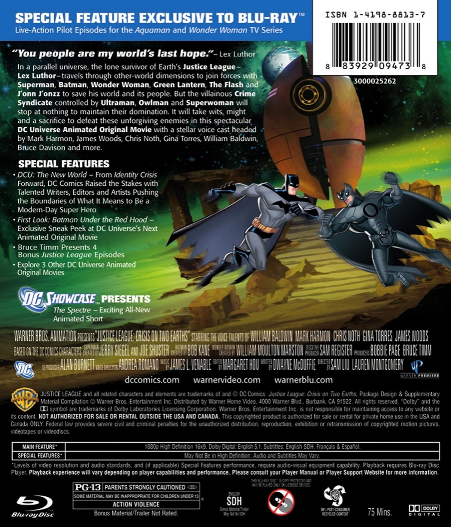Justice League: Crisis on Two Earths [Special Edition] [2 Discs] [Blu-ray]