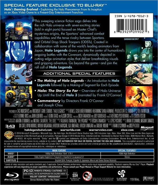 Halo Legends [Blu-ray]