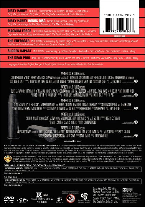 The Dirty Harry Collection [Collector's Edition] [5 Discs] [Blu-ray]