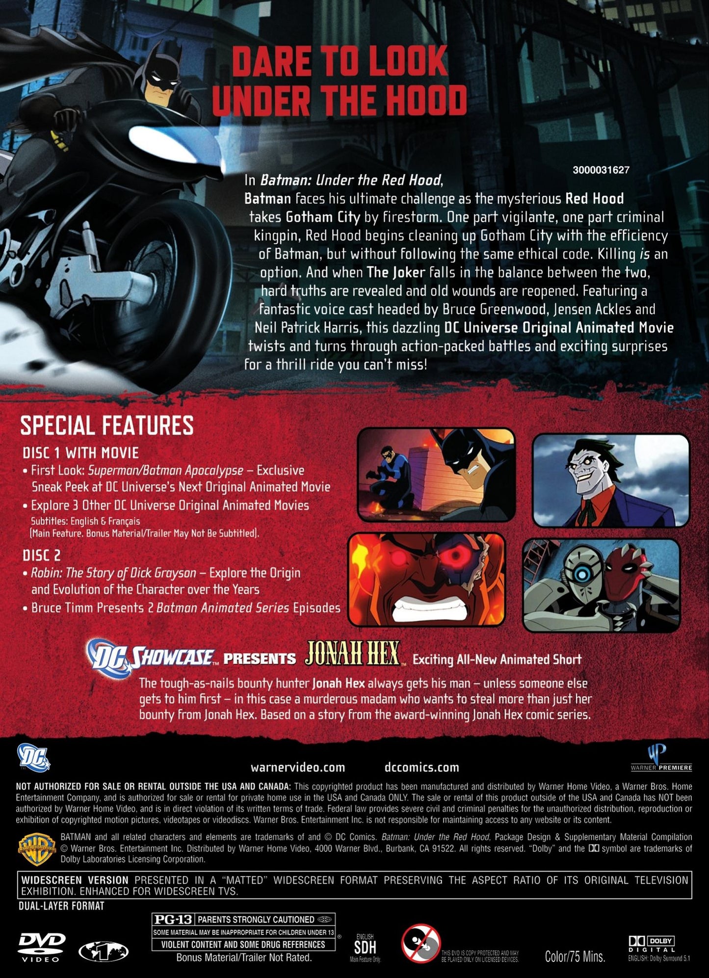 Batman: Under the Red Hood [Special Edition] [2 Discs]