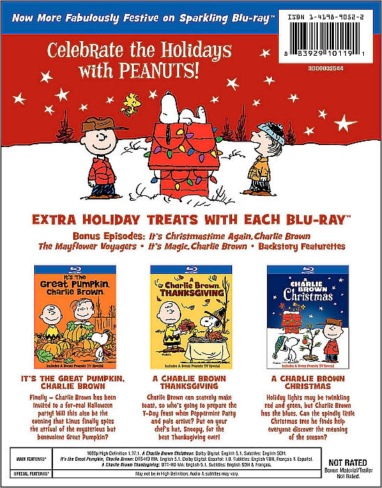 Peanuts Holiday Collection [Deluxe Edition] [3 Discs] [Blu-ray]