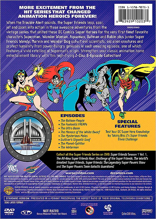 Superfriends: Season One, Vol. 2 [2 Discs]