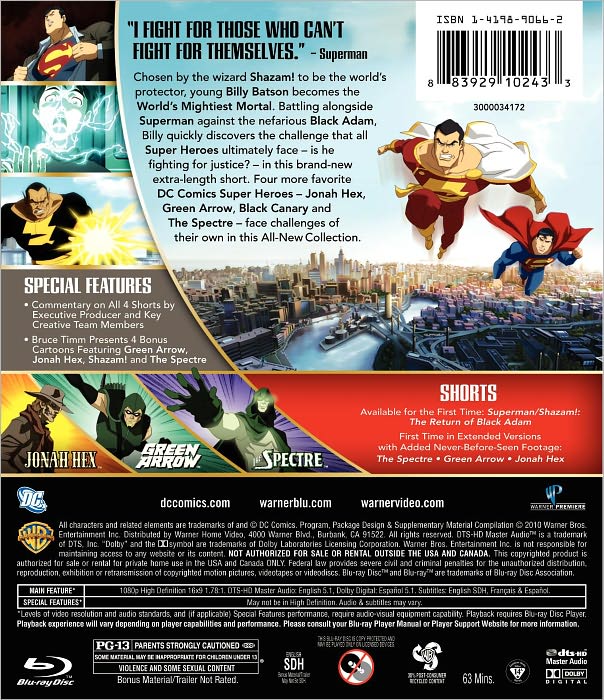 Superman/Shazam!: The Return of Black Adam [Blu-ray]