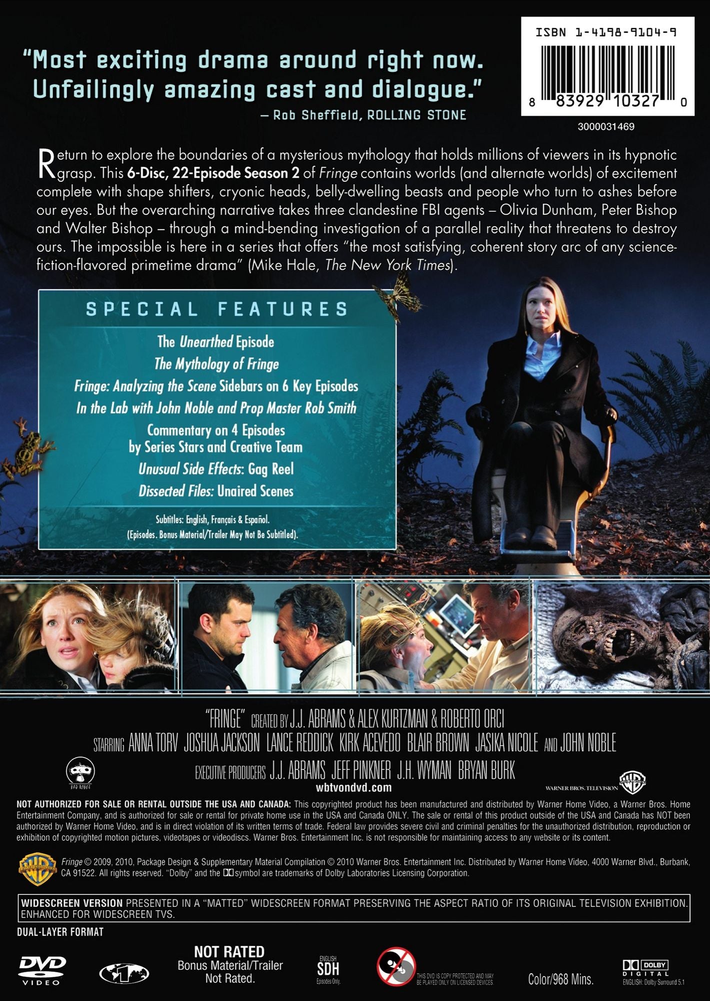 Fringe: The Complete Second Season [6 Discs]