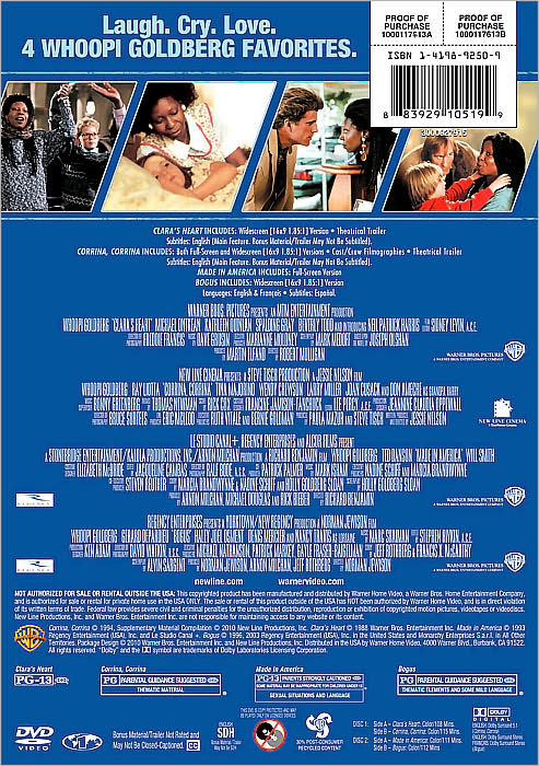 Whoopi Goldberg Collection: 4 Film Favorites [2 Discs]
