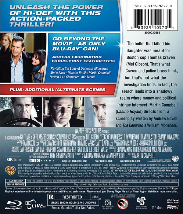 Edge of Darkness [2 Discs] [Blu-ray/DVD]