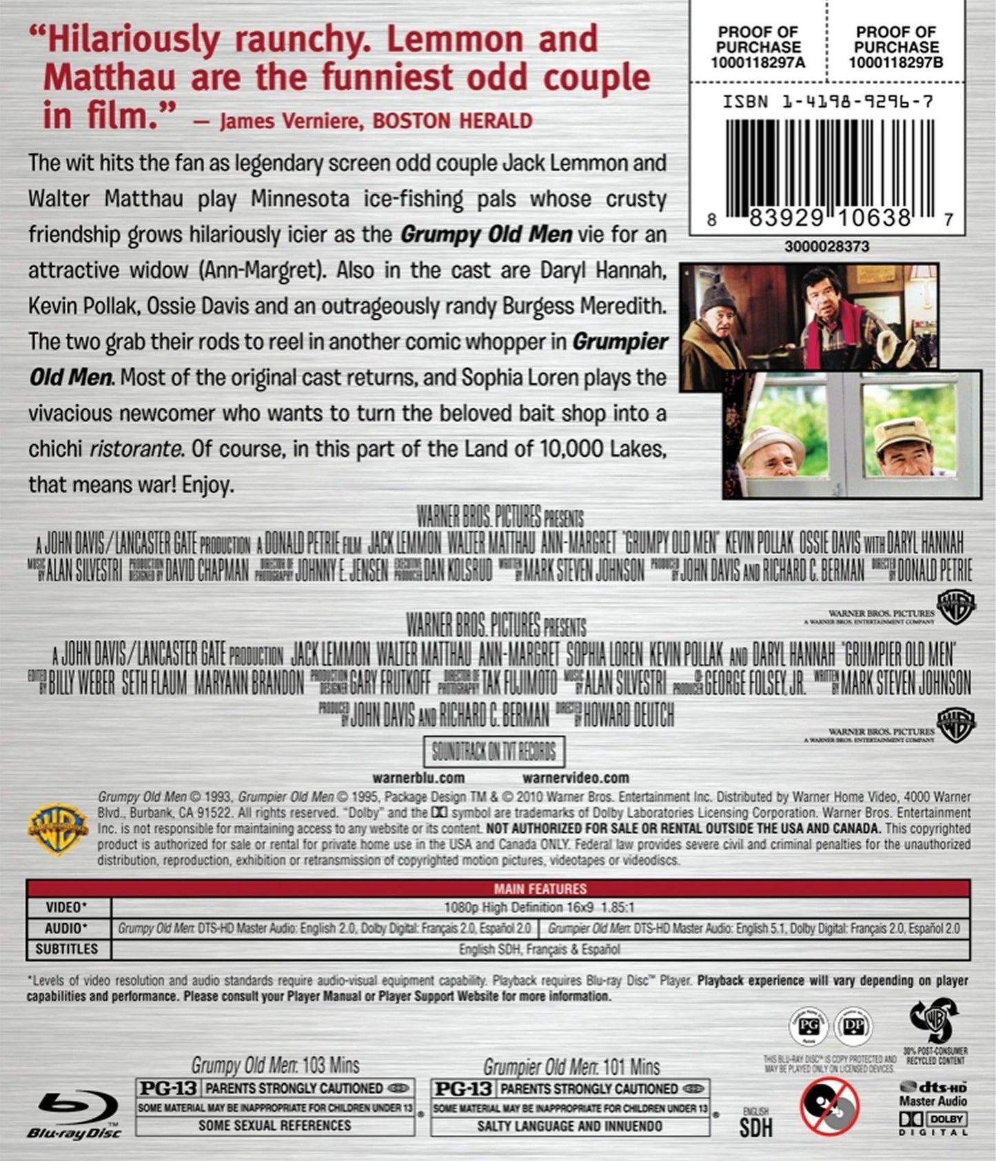 Grumpy Old Men/Grumpier Old Men [P&S] [Blu-ray]