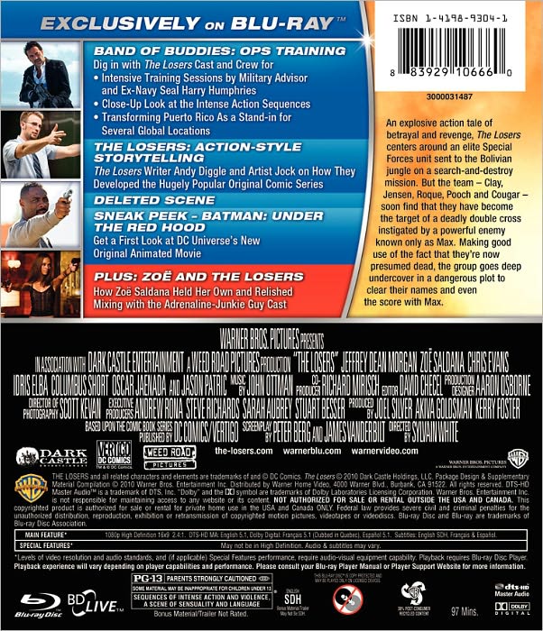 The Losers [2 Discs] [Blu-ray/DVD]