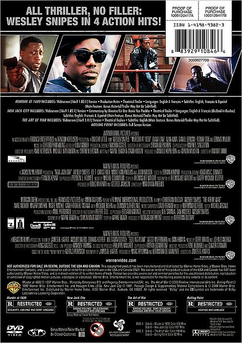 Wesley Snipes Collection: 4 Film Favorites [2 Discs]