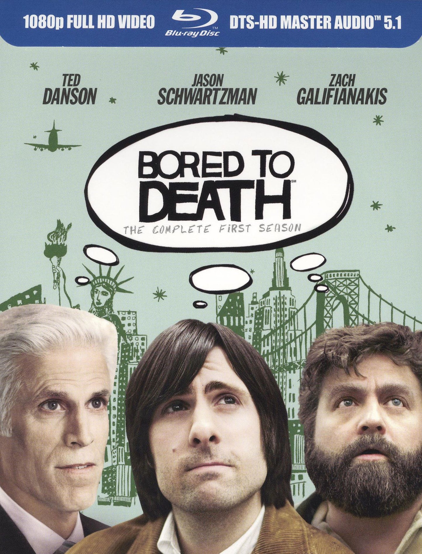 Bored to Death: The Complete First Season [3 Discs] [Blu-ray]