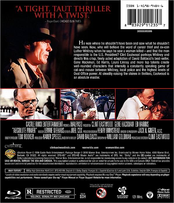Absolute Power [Blu-ray]