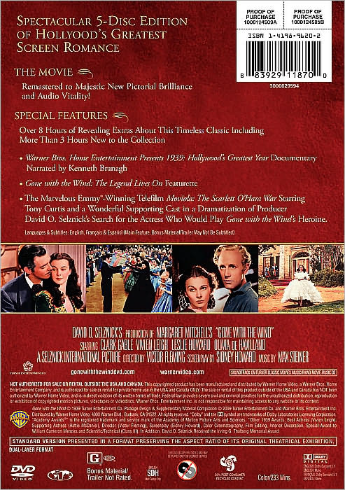 Gone with the Wind [The Scarlett Edition] [5 Discs]