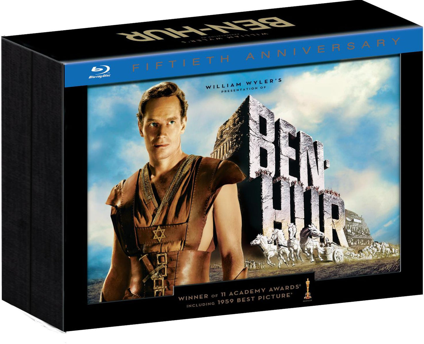 Ben-Hur [Limited Edition] [Fiftieth Anniversary] [3 Discs] [With Books] [Blu-ray]
