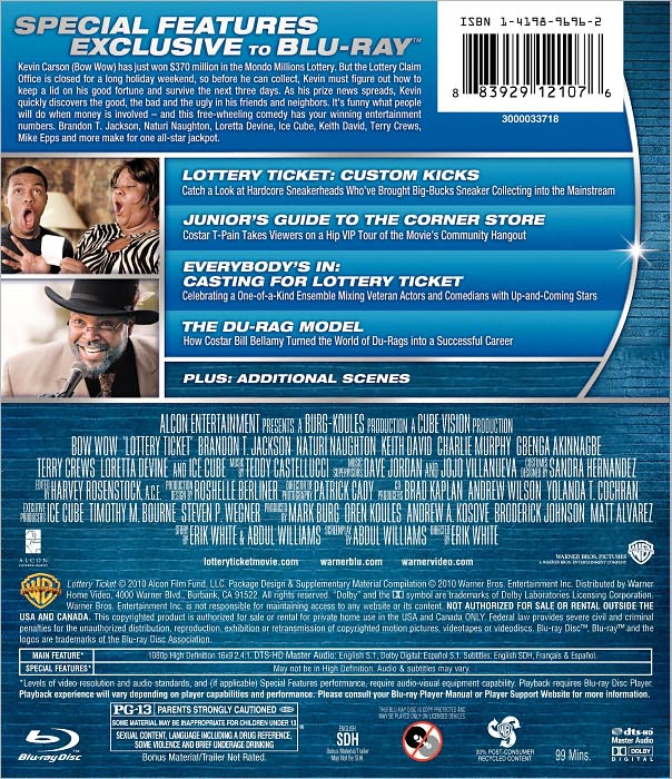 Lottery Ticket [3 Discs] [Blu-ray/DVD]