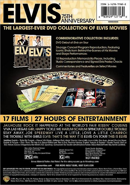 Elvis: 75th Anniversary DVD Collection [17 Discs] [With Book/Memorabilia]