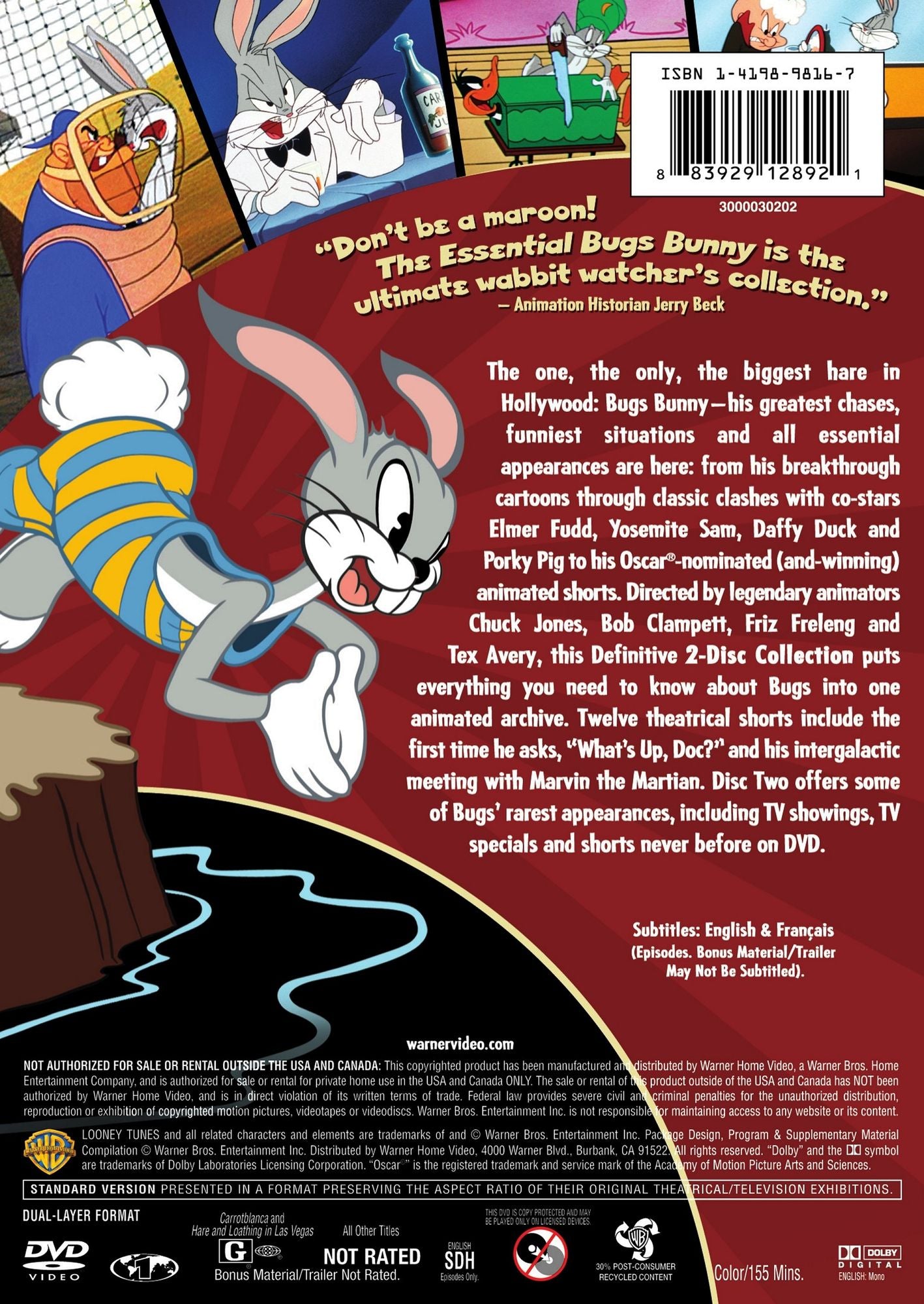 The Essential Bugs Bunny [2 Discs]