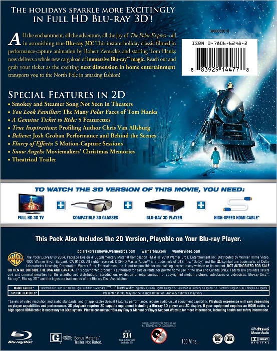 The Polar Express [3D] [Blu-ray]