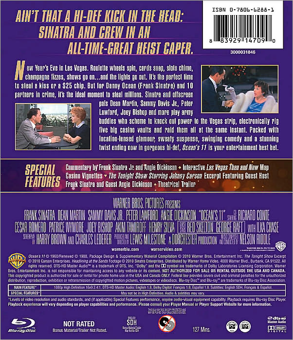 Ocean's 11 [50th Anniversary] [Blu-ray]