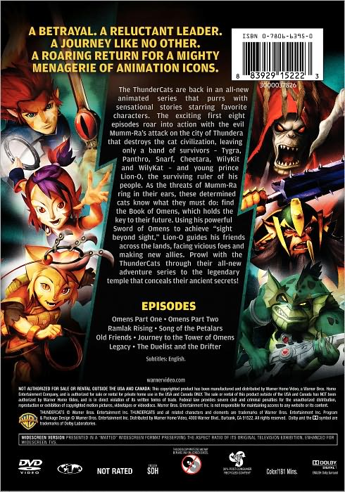 Thundercats: Season One - Book One [2 Discs]