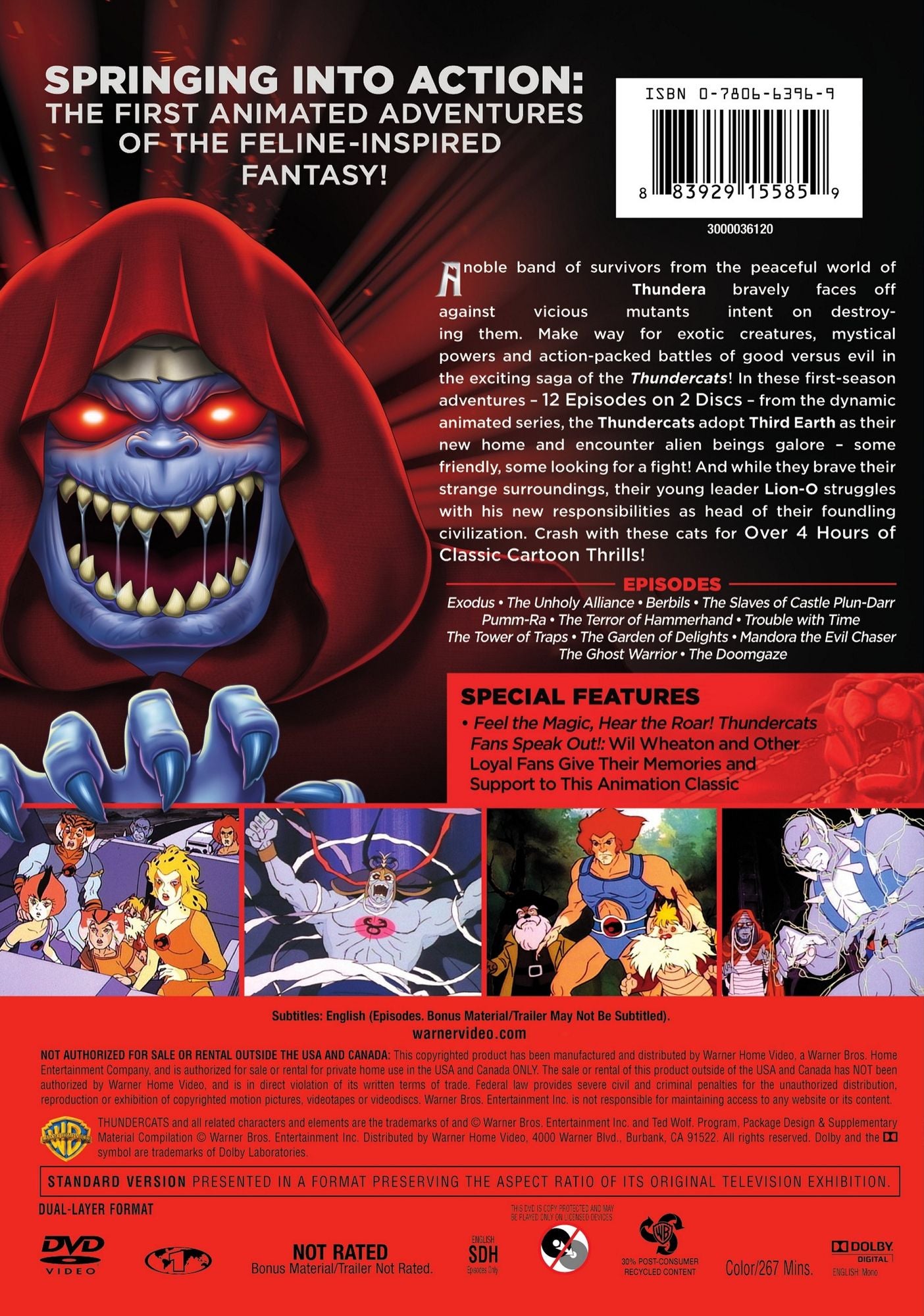 Thundercats: Season 1, Part 1 [2 Discs]