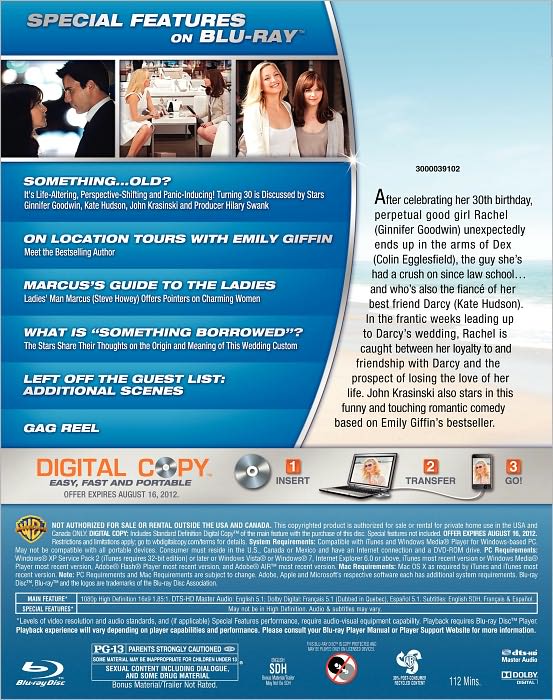 Something Borrowed [3 Discs] [Blu-ray/DVD]