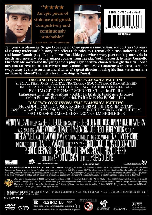 Once Upon a Time in America [WS] [Special Edition] [2 Discs]