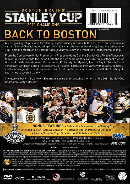 NHL: Stanley Cup 2010-2011 Champions