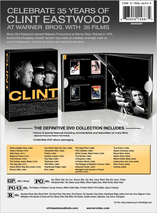 Clint Eastwood: 35 Films 35 Years [19 Discs]
