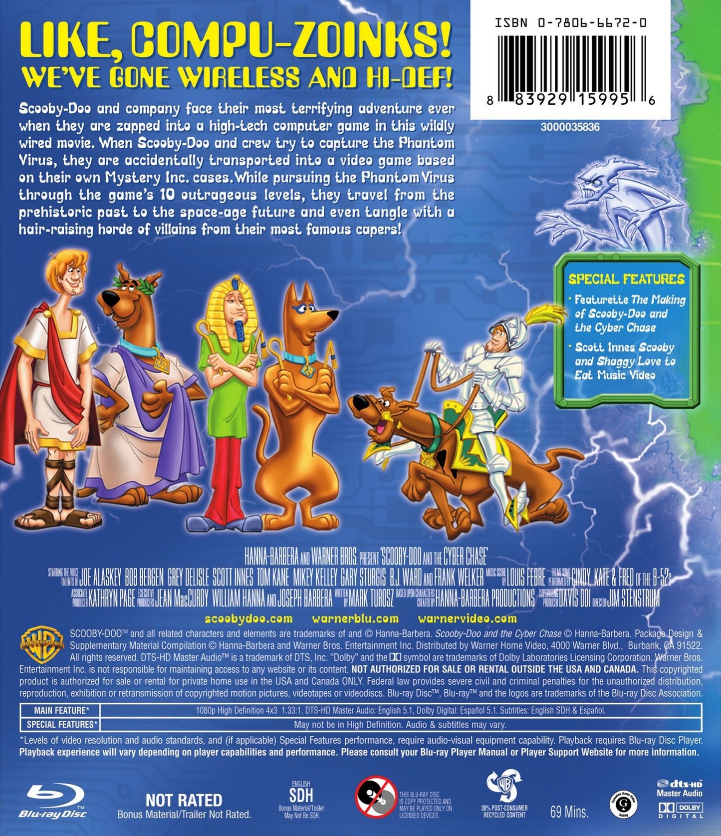 Scooby-Doo and the Cyber Chase [Blu-ray]