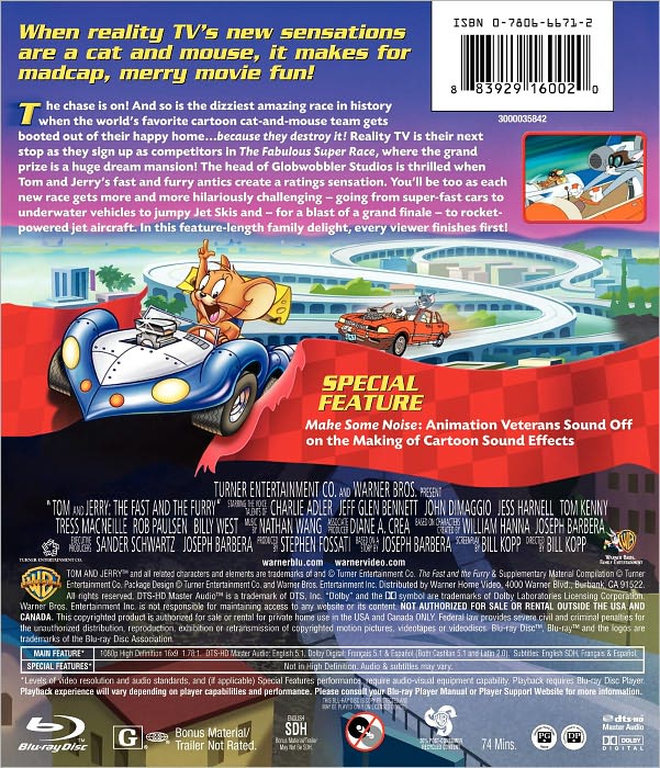 Tom and Jerry: The Fast and the Furry [Blu-ray]