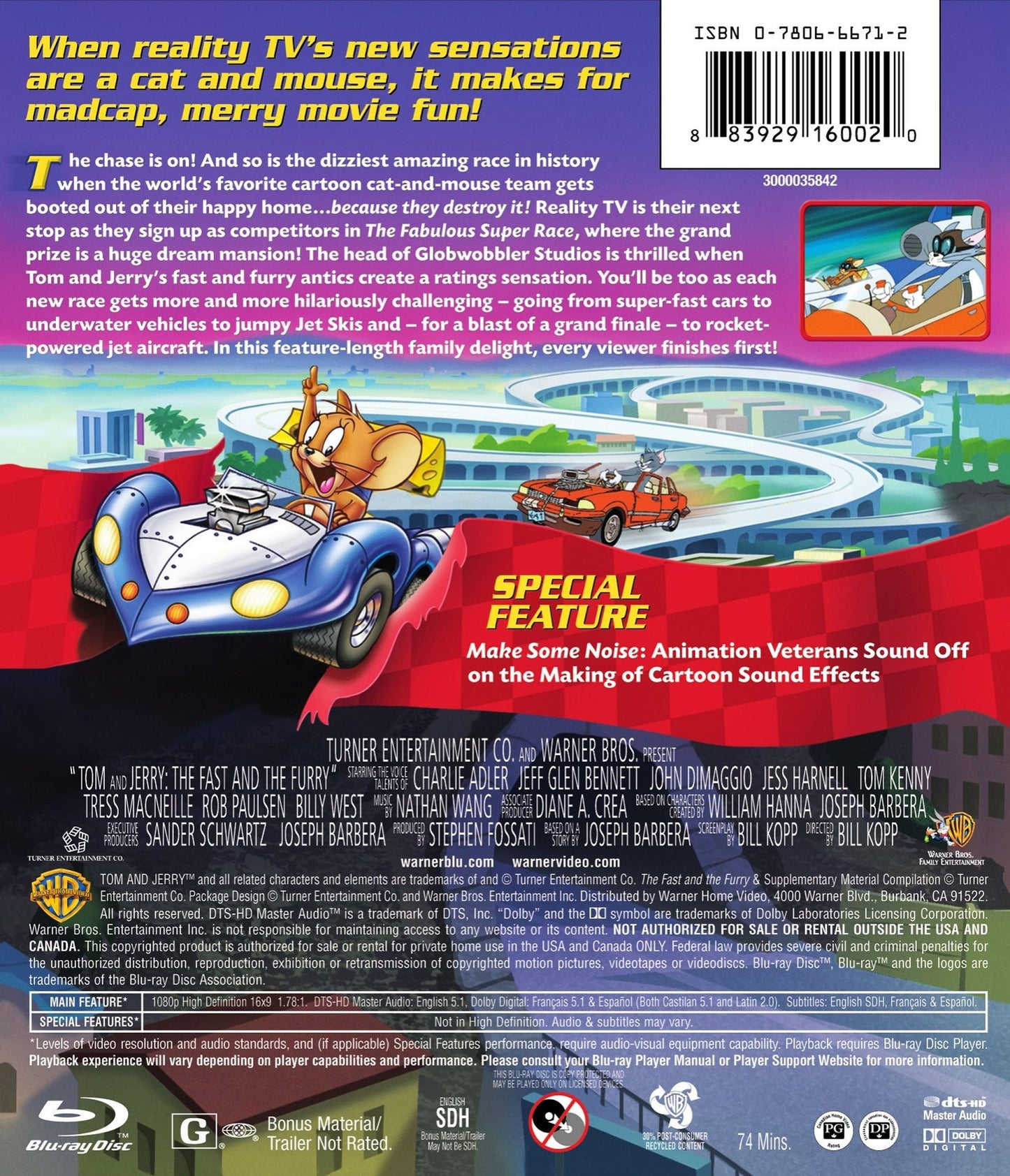 Tom and Jerry: The Fast and the Furry [Blu-ray]