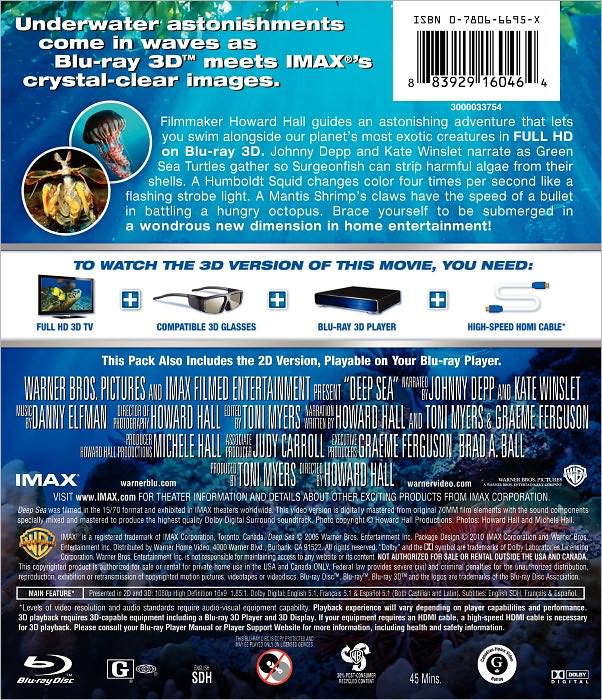 Deep Sea [3D] [Blu-ray]