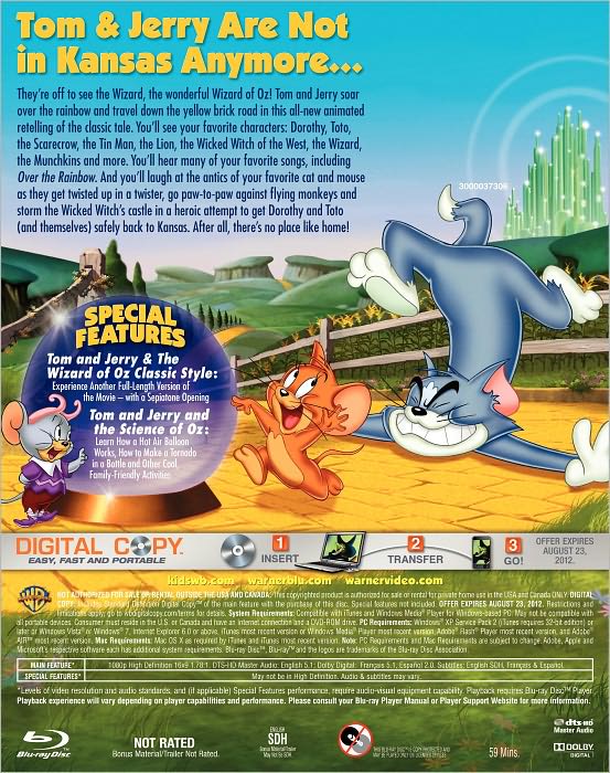 Tom and Jerry & The Wizard of Oz [2 Discs] [Blu-ray/DVD]