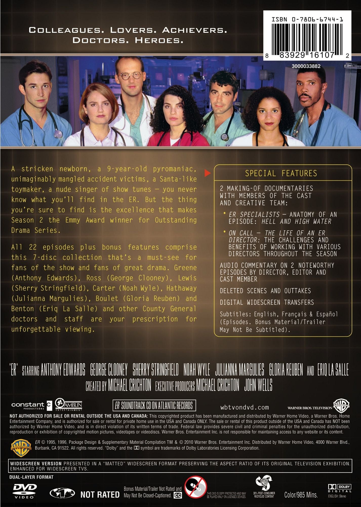 ER: The Complete Second Season [7 Discs]