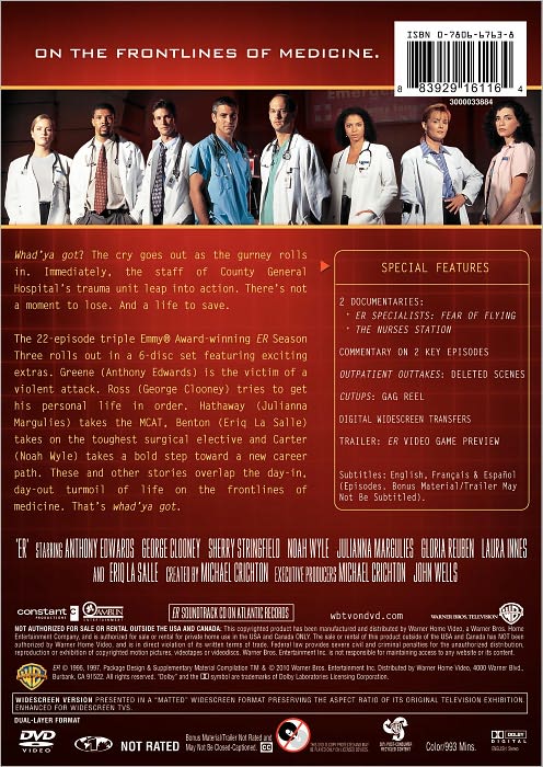ER: The Complete Third Season [6 Discs]
