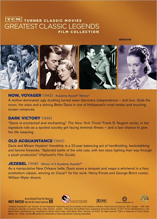 TCM Greatest Classic Legends Collection: Bette Davis [2 Discs]