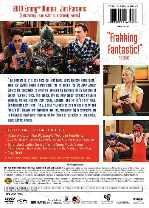 The Big Bang Theory: The Complete Fourth Season [3 Discs]