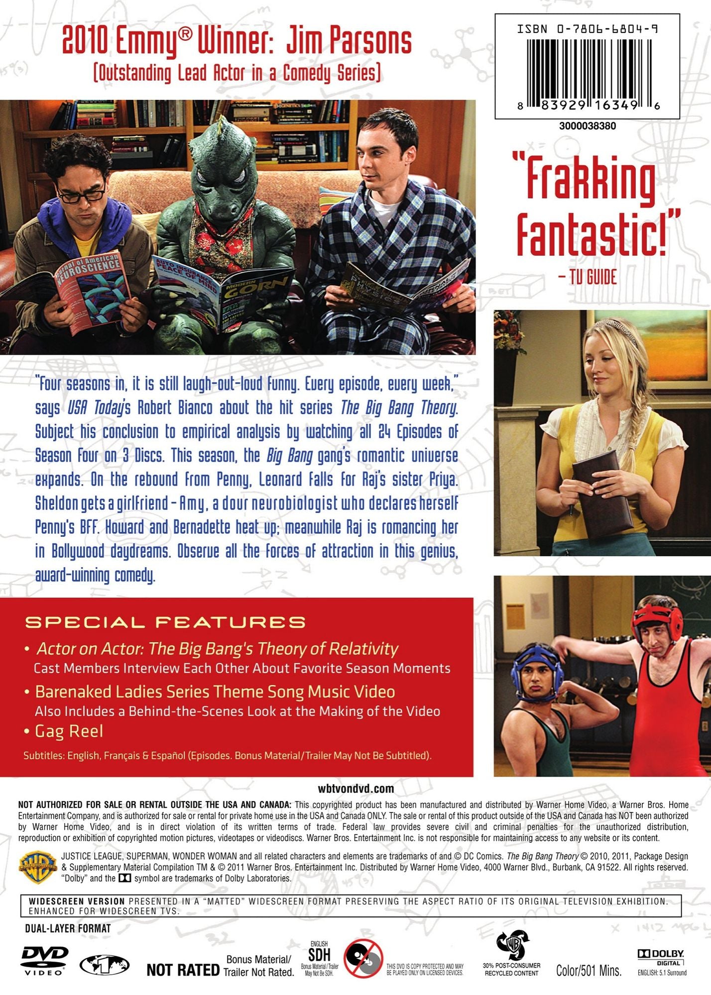 The Big Bang Theory: The Complete Fourth Season [3 Discs]