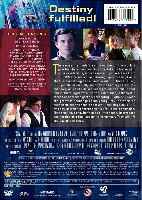 Smallville: The Final Season [6 Discs]