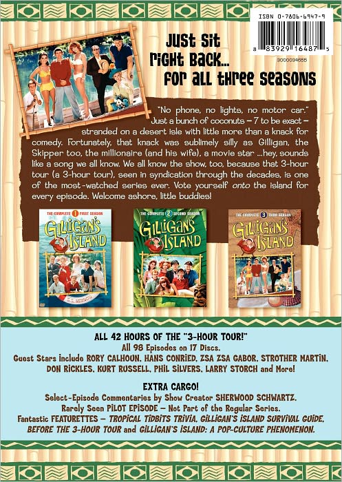 Gilligan's Island: The Complete Series Collection [17 Discs]
