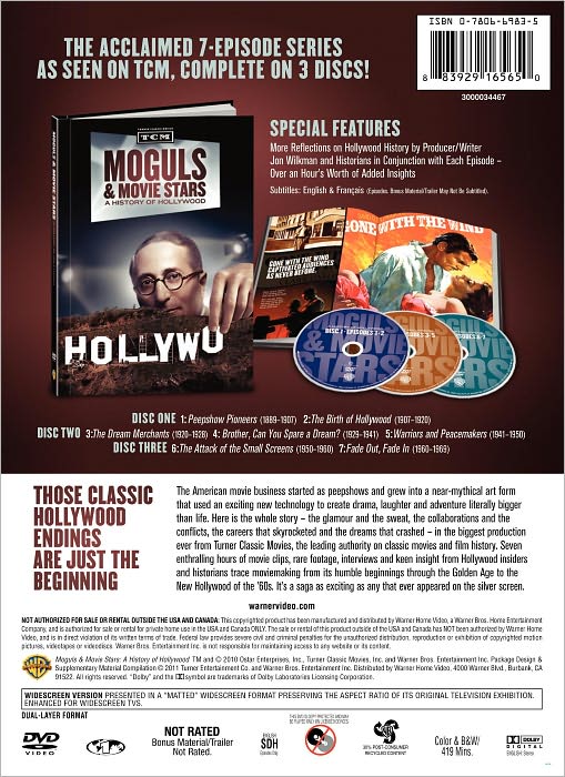 Moguls & Movie Stars: A History of Hollywood [Limited Edition] [3 Discs] [With Book]