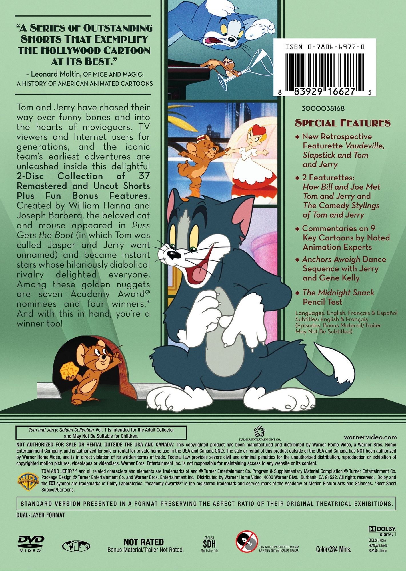 Tom & Jerry: Golden Collection, Vol. 1 [2 Discs]