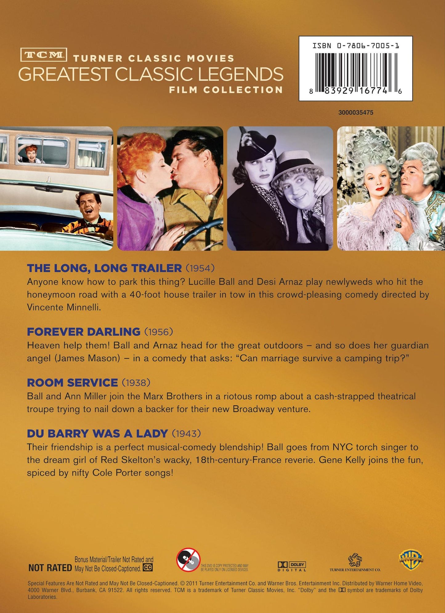TCM Greatest Classic Legends Collection: Lucille Ball [2 Discs]