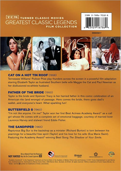 TCM Greatest Classic Legends Collection: Elizabeth Taylor [2 Discs]