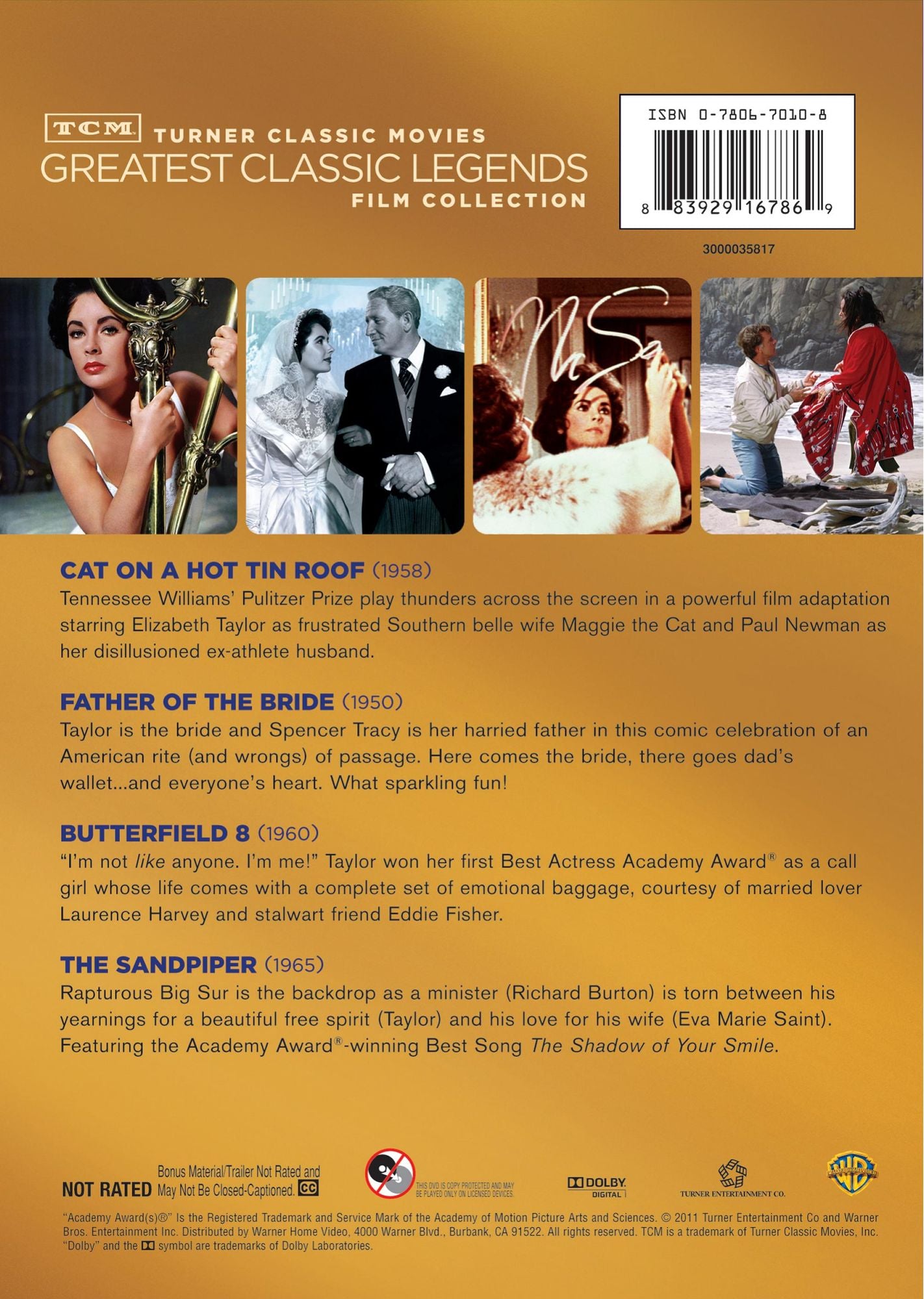 TCM Greatest Classic Legends Collection: Elizabeth Taylor [2 Discs]