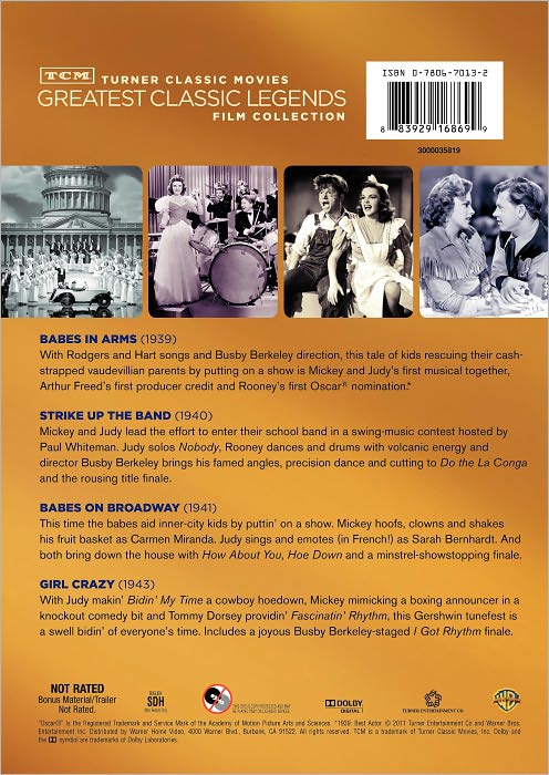 TCM Greatest Classic Films Collection: Mickey Rooney & Judy Garland [4 Discs]