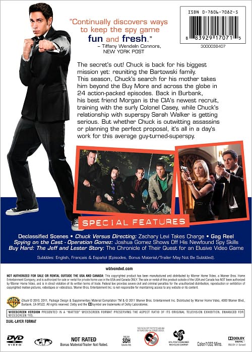 Chuck: The Complete Fourth Season [5 Discs]