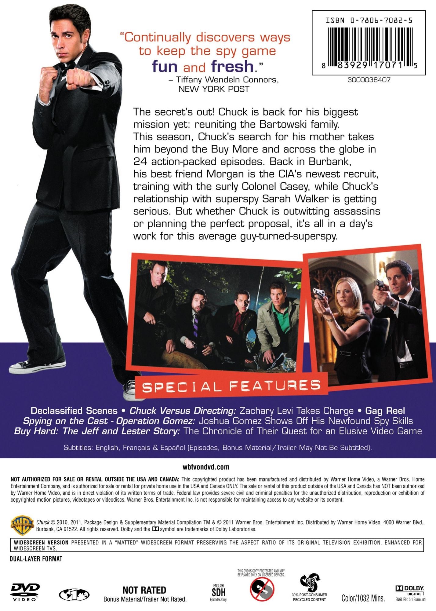Chuck: The Complete Fourth Season [5 Discs]